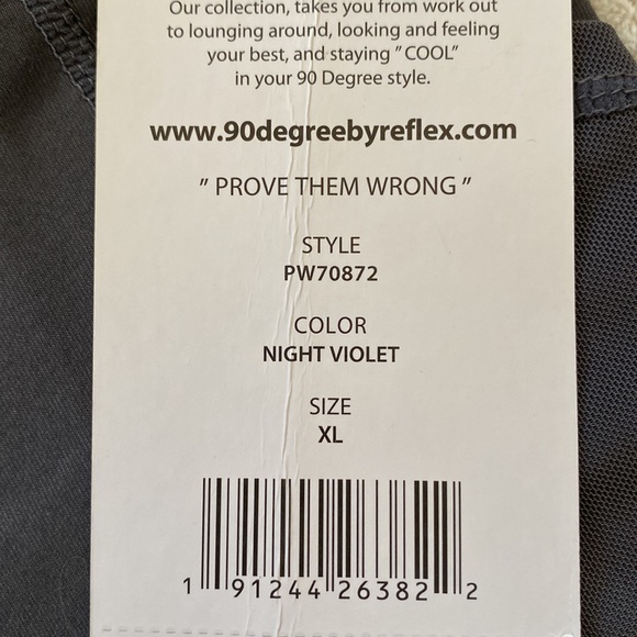 90 Degree Prove Them Wrong Cropped Mesh Leggings - Picture 9 of 10